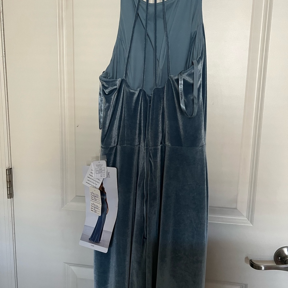 NWT - Mori Lee Madeline Stretch Velvet Dress - Picture 3 of 6